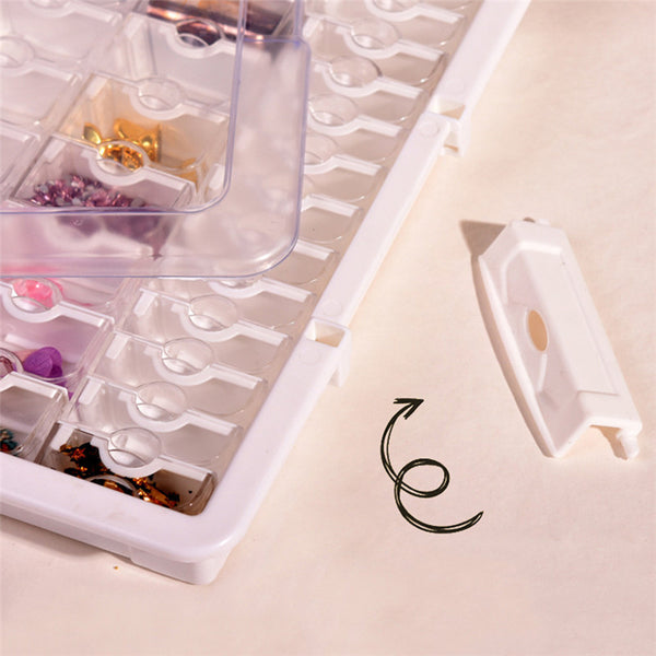 Storage Lattice Storage Box Nail Art Jewelry Display Box