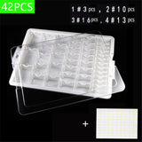 Storage Lattice Storage Box Nail Art Jewelry Display Box