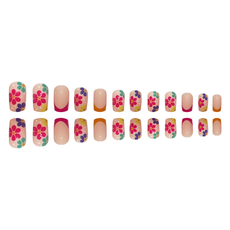 24-piece Transparent Nail Patch Box